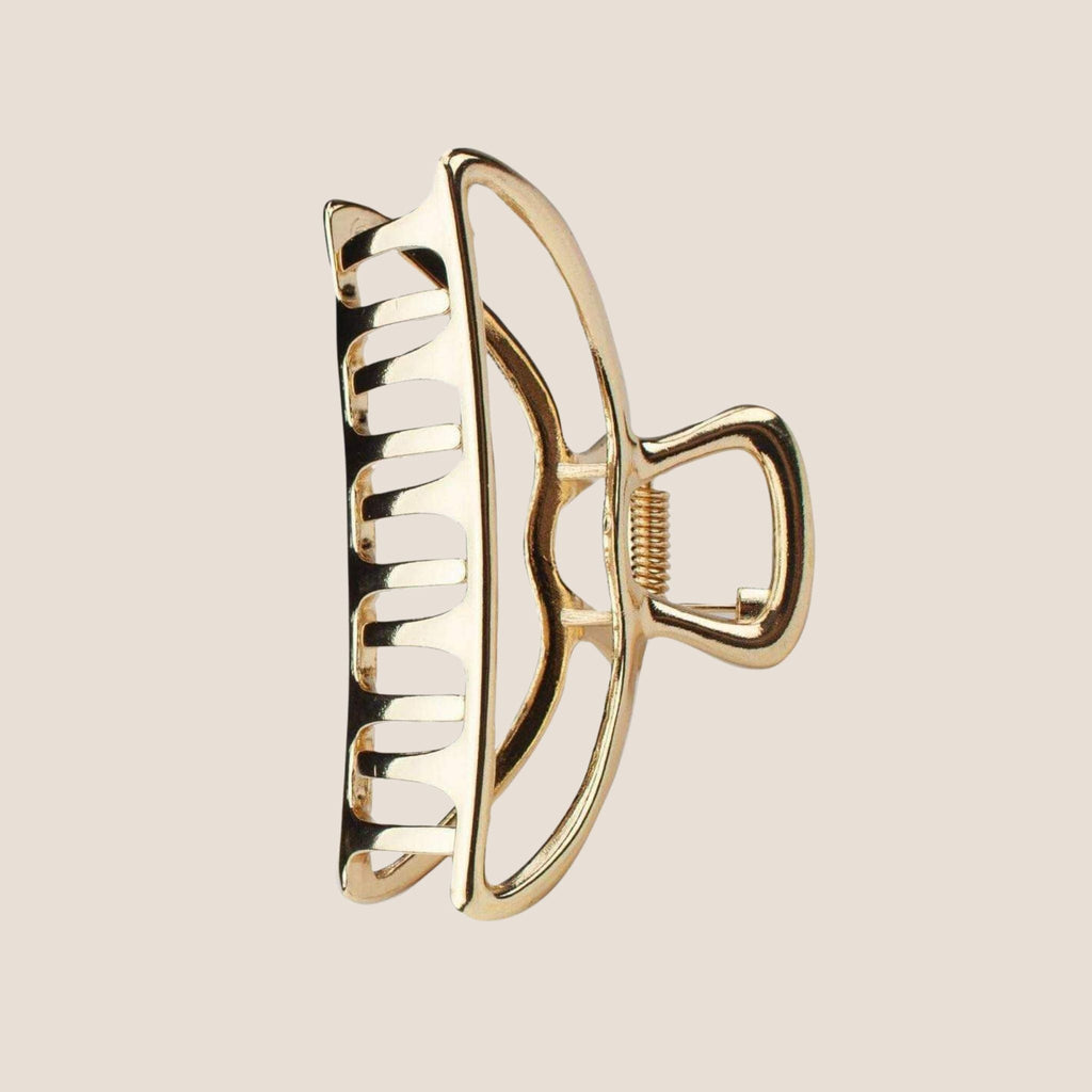 Gold Claw Clip for Women - Elevate your hairstyle with this stylish hair accessory from Giftmix