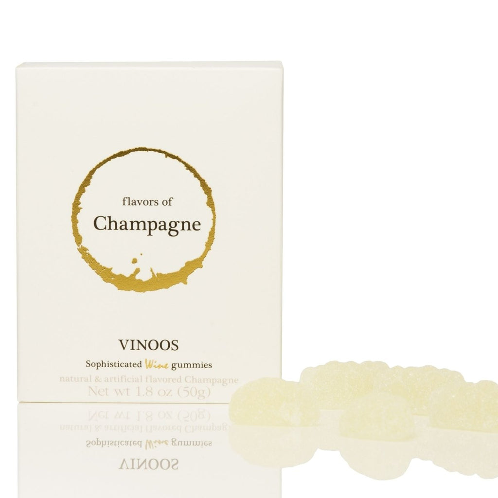 Champagne Wine Gummies - Indulge in wine-infused gummies with this gift box for wine lovers from Giftmix
